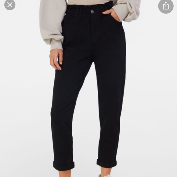 Bershka Denim - NWT Bershka Mom Elastic High Waist Jeans